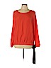 MICHAEL Michael Kors 100% Polyester Orange Long Sleeve Blouse Size L - photo 1