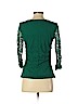Style&Co 100% Nylon Green 3/4 Sleeve Top Size S (petite) - photo 2