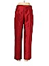 Bigio Collection 100% Silk Red Silk Pants Size 12 (petite) - photo 1