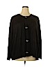Avenue 100% Acrylic Black Cardigan Size 20 - photo 1