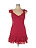 Cinq à Sept 100% Silk Red Cocktail Dress Size 12 - photo 1