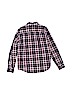 The Children's Place 100% Cotton Plaid Blue Long Sleeve Button-Down Shirt Size M (youth) - photo 2