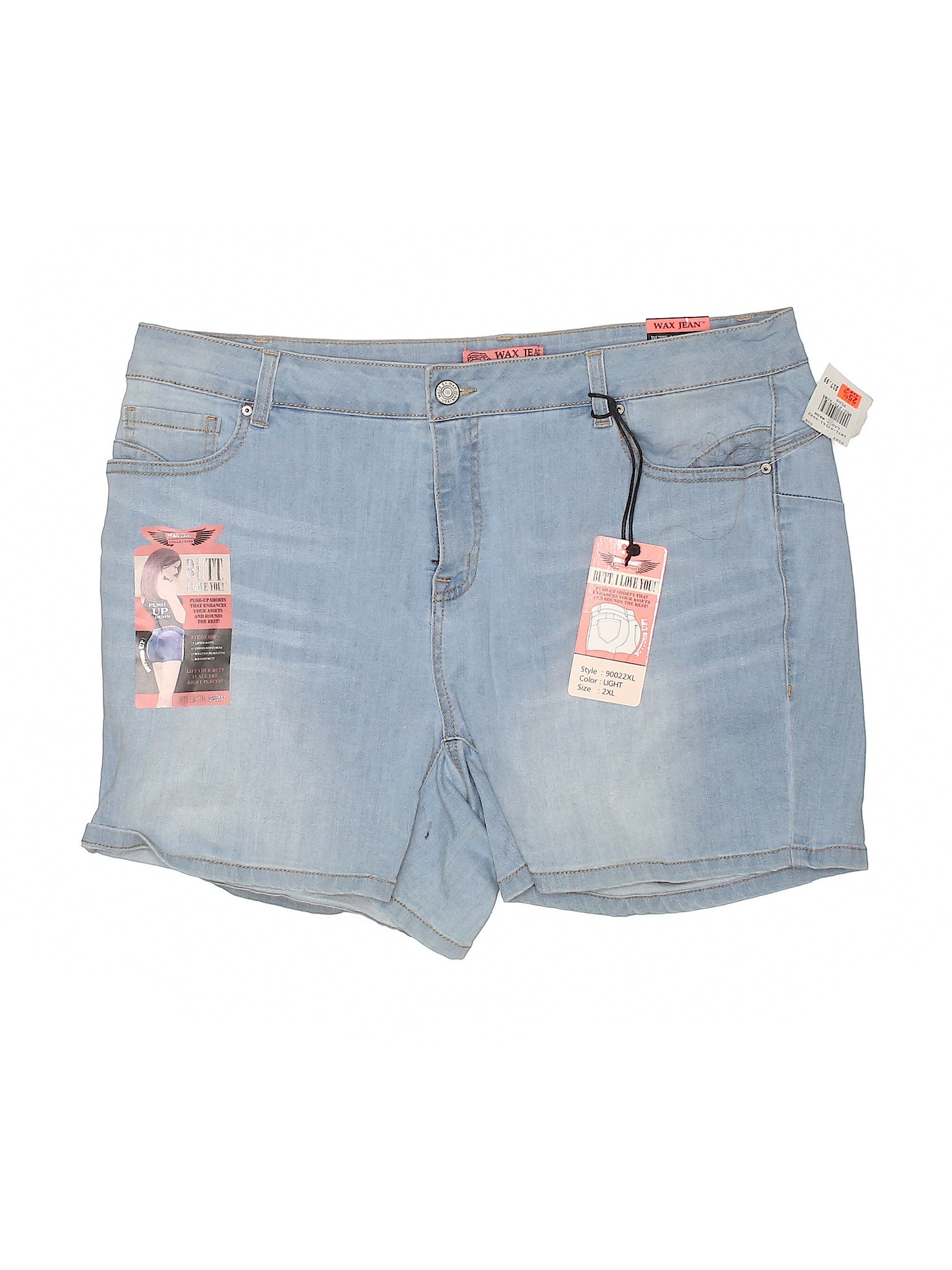 wax jeans shorts