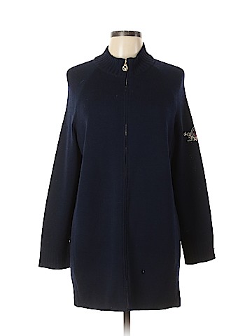 St. John Sport Wool Cardigan (view 1)