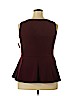 Meri Skye Burgundy Sleeveless Top Size 2X - photo 2