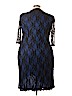 Kiyonna 100% Polyester Blue Casual Dress Size 3X - photo 2
