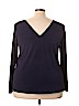 Lane Bryant Purple Long Sleeve Top Size 22 - photo 2