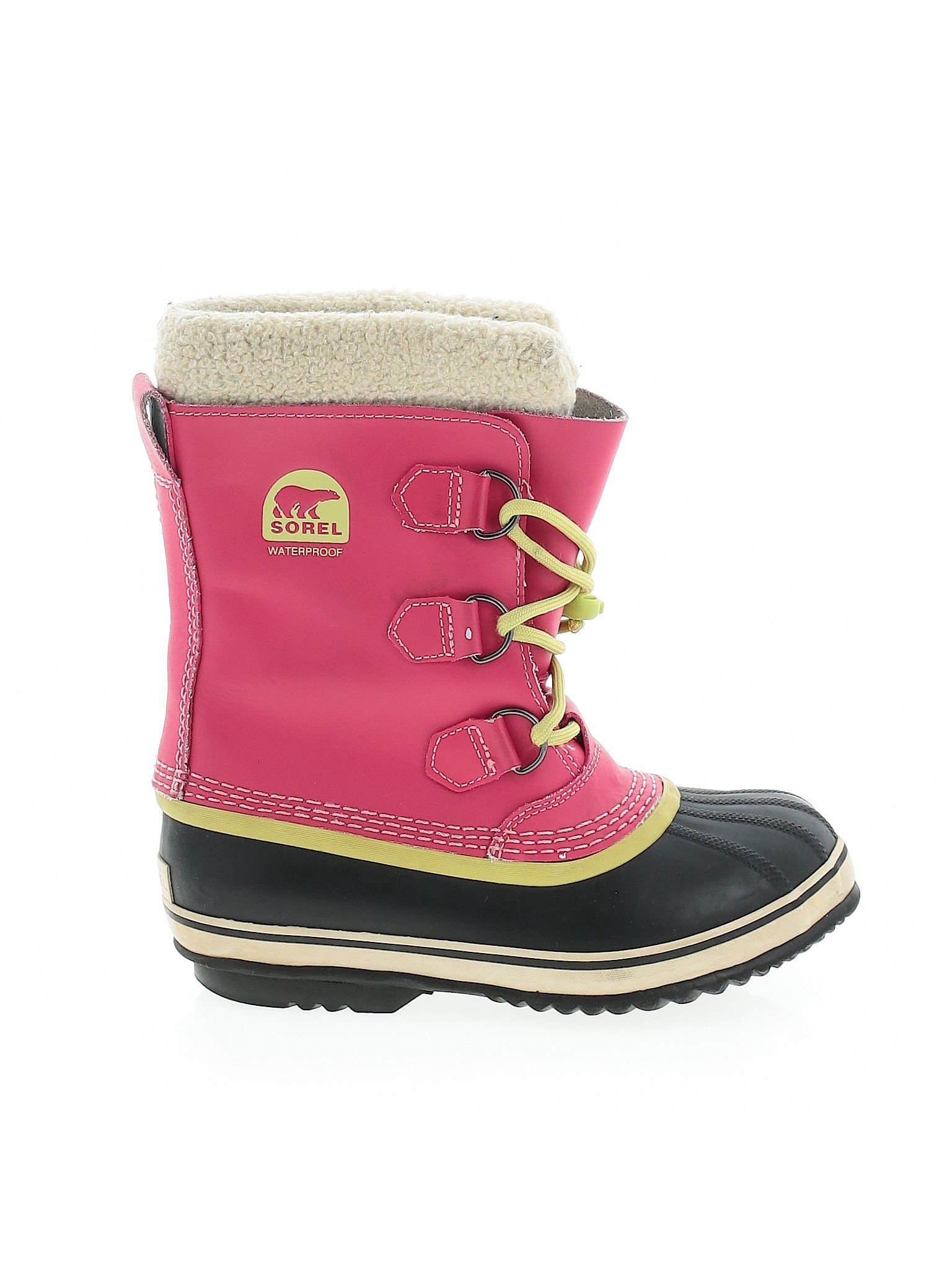 Sorel Color Block Stripes Pink Boots Size 4 - 67% off | thredUP