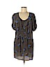 Rebecca Taylor 100% Silk Gray Casual Dress Size 6 - photo 1