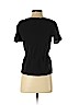 Theory 100% Silk Black Short Sleeve Silk Top Size P (petite) - photo 2