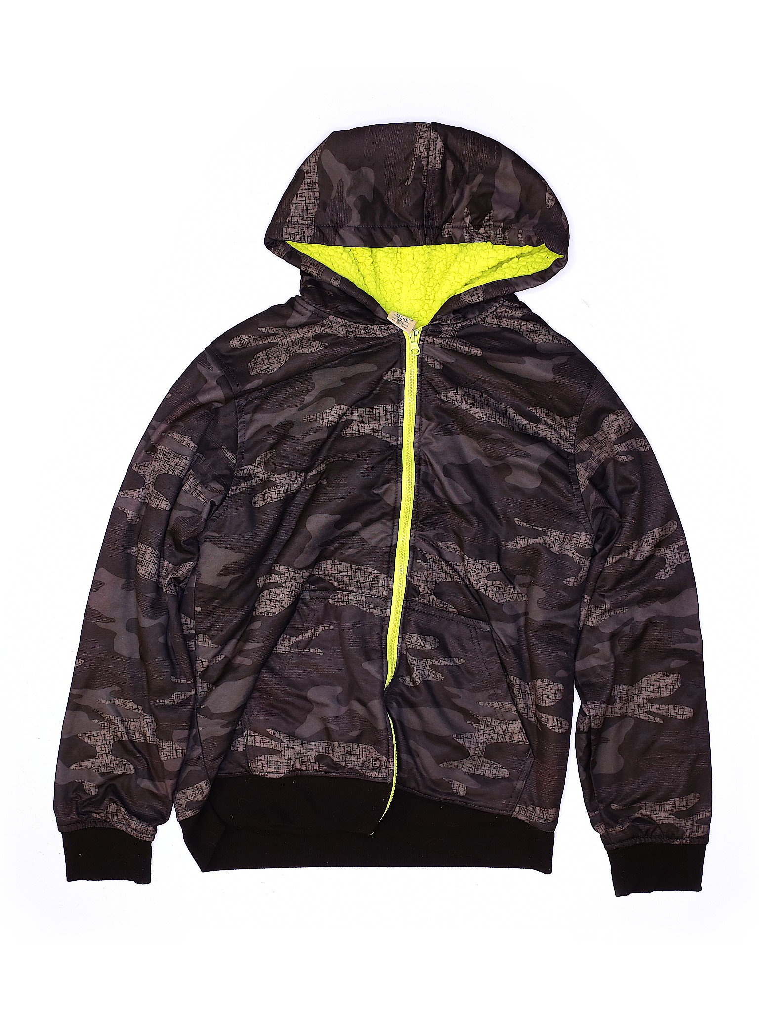 Puma Boy/'s 2fer Puffer Vest Hoodie Jacket 91198132FME Black Gray Youth M L XL