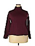 Madewell 100% Cotton Burgundy Long Sleeve Turtleneck Size XXL - photo 1