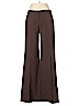 Theory Brown Wool Pants Size 6 - photo 1