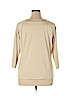 Susan Graver 100% Rayon Tan 3/4 Sleeve Top Size XL - photo 2