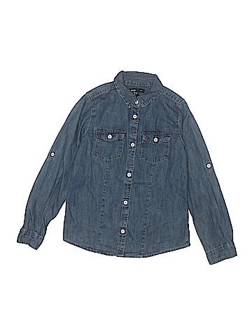 Gap Kids Outlet Long Sleeve Button-Down Shirt (view 1)