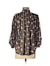 Rebecca Taylor 100% Polyester Gray 3/4 Sleeve Blouse Size 4 - photo 2