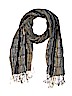 Unbranded Metallic Stripes Black Scarf One size - photo 1