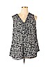 Daniel Rainn 100% Polyester Black Sleeveless Blouse Size 2X - photo 1