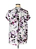 Simply Vera Vera Wang 100% Polyester Purple Short Sleeve Blouse Size XL - photo 2