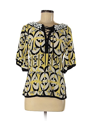 Nanette Lepore 3/4 Sleeve Silk Top (view 1)