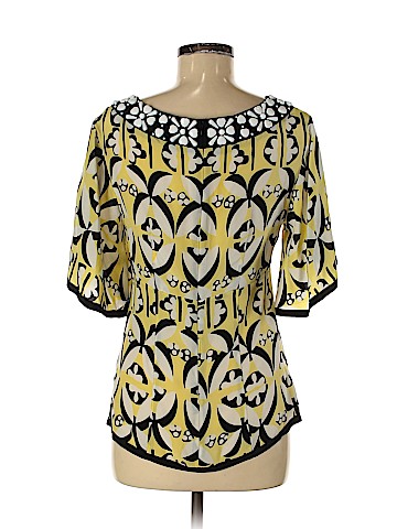 Nanette Lepore 3/4 Sleeve Silk Top (view 2)