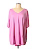 Livia Pink Short Sleeve Top Size 22 - photo 1