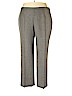 Le Suit 100% Polyester Gray Dress Pants Size 20 - photo 1