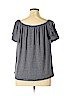 Lane Bryant Blue Short Sleeve Top Size 14 - 16 Plus - photo 2