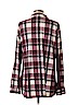 Polly & Esther 100% Polyester Burgundy Long Sleeve Button-Down Shirt Size 3X - photo 2