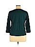Carmen Carmen Marc Valvo Teal Cardigan Size XL - photo 2