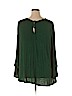 Suzanne Betro 100% Polyester Green Long Sleeve Blouse Size 1X - photo 2
