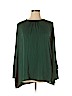 Suzanne Betro 100% Polyester Green Long Sleeve Blouse Size 1X - photo 1