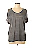 Vince. Gray Short Sleeve Top Size L - photo 1