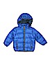 H&M 100% Polyester Blue Snow Jacket Size 4 - photo 1