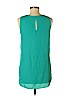 RACHEL Rachel Roy 100% Polyester Green Sleeveless Blouse Size M - photo 2