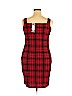 Boohoo Boutique Red Casual Dress Size 14 - photo 2