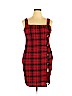 Boohoo Boutique Red Casual Dress Size 14 - photo 1