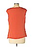Classiques Entier 100% Silk Orange Sleeveless Silk Top Size L - photo 2
