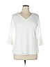 DressBarn White 3/4 Sleeve Blouse Size XL - photo 1
