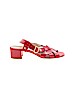Attilio Giusti Leombruni Red Sandals Size EU 36 1/2 - photo 1