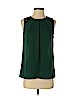 Fun2Fun 100% Polyester Green Sleeveless Blouse Size S - photo 1