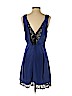 Parker 100% Silk Blue Casual Dress Size XS - photo 2