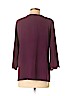 Investments Purple 3/4 Sleeve Blouse Size S - photo 2