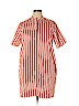 Everlane 100% Cotton Red Casual Dress Size 14 - photo 1
