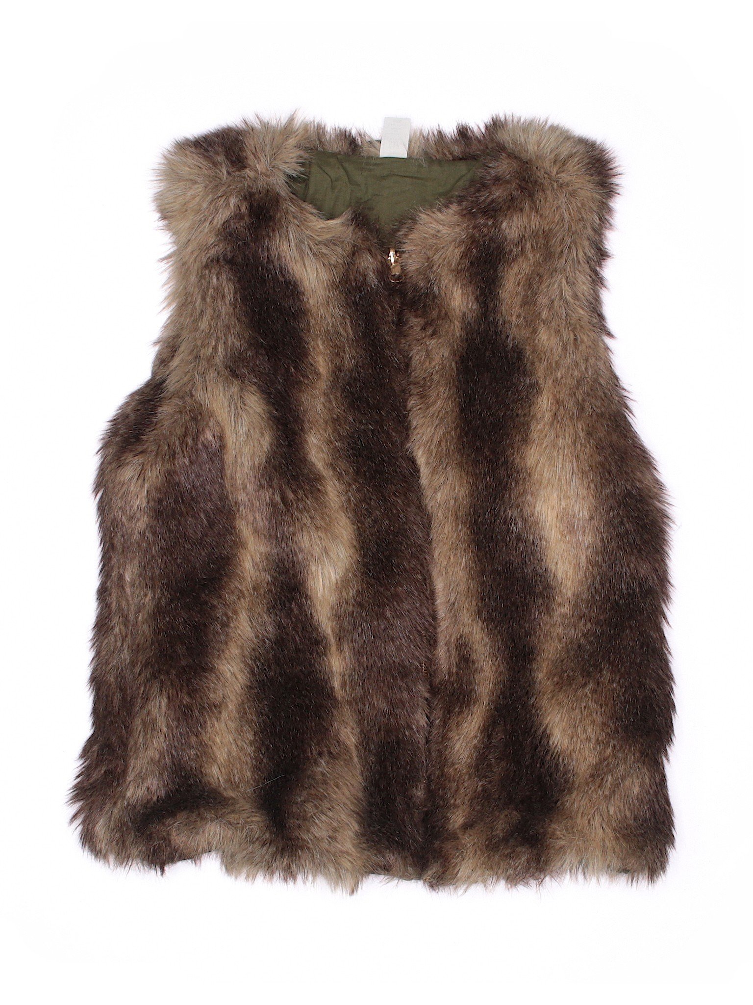 gap faux fur vest