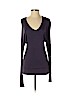 BCBGMAXAZRIA 100% Modal Purple Long Sleeve Top Size XS - photo 1