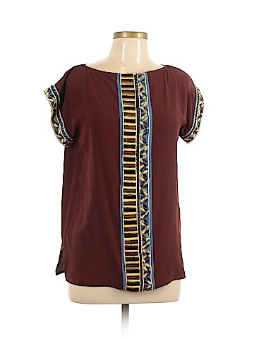 ETRO Short Sleeve Silk Top (view 1)