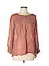 Love Sam Pink Long Sleeve Blouse Size L - photo 1