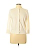 Ann Taylor LOFT 100% Cotton Ivory Cardigan Size L - photo 1