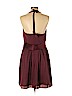 White by Vera Wang 100% Polyester Burgundy Cocktail Dress Size 14 - photo 2